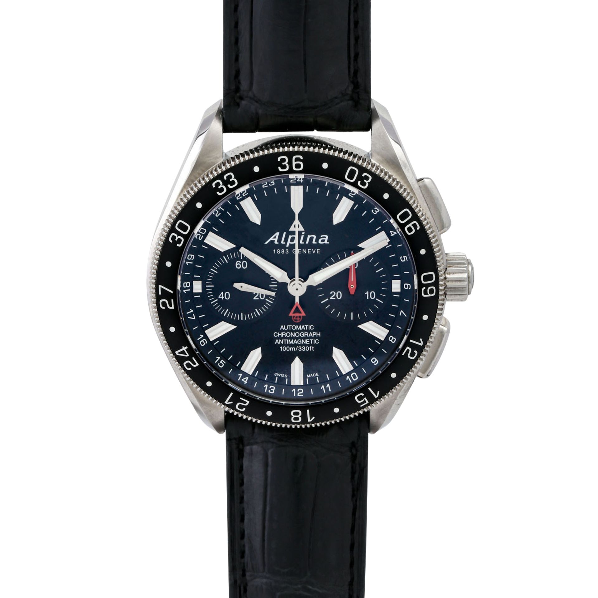 ALPINA Alpiner 4 Chronograph, Ref. AL-860X5AQ6. Herrenuhr. Damaliger Kaufpreis: 2.495,- Euro.