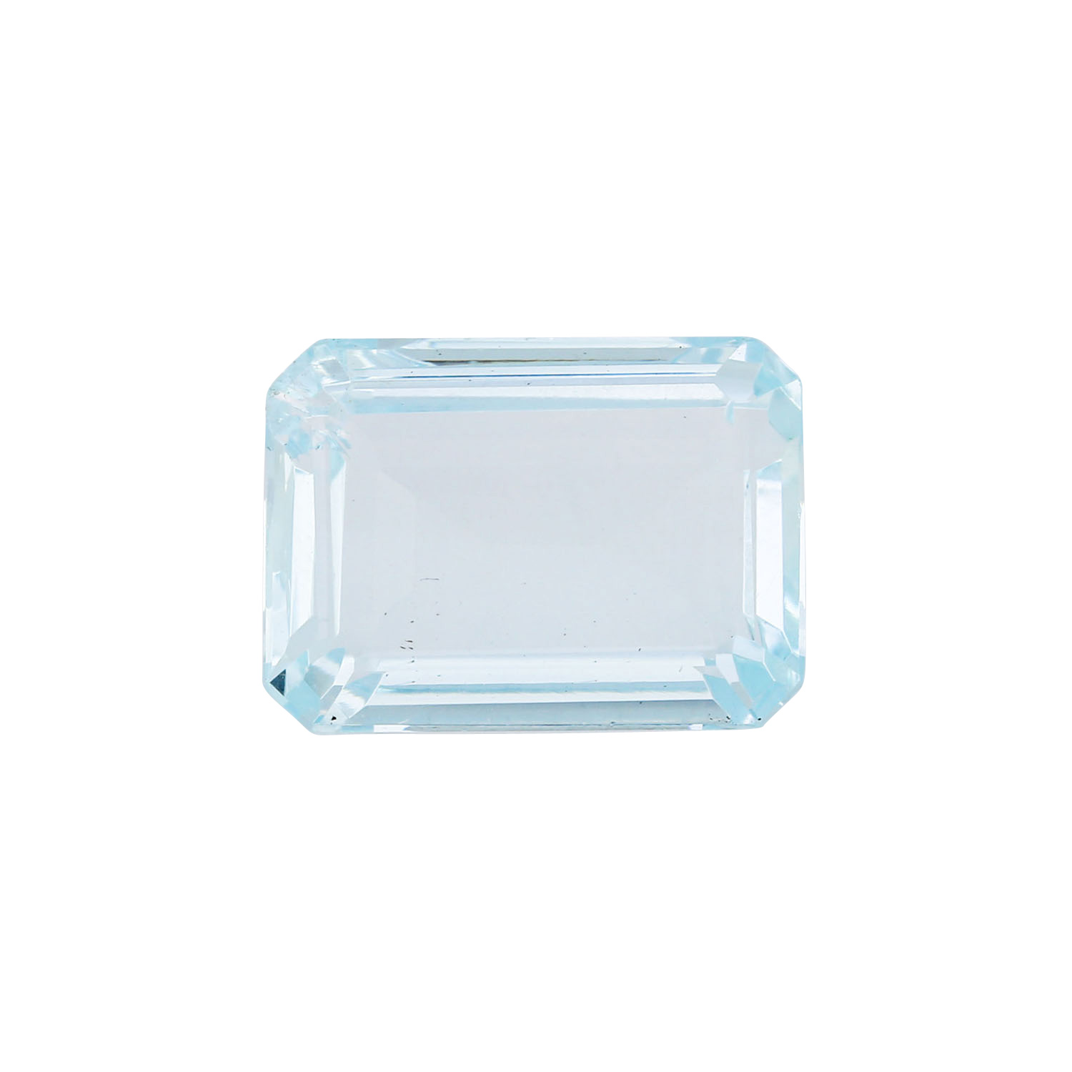 Loser hellblauer Aquamarin 25,8 ct,