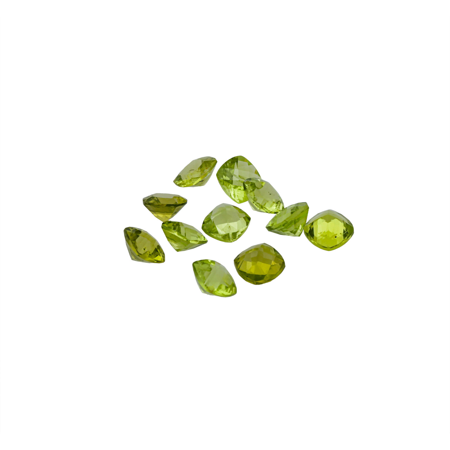 Konvolut 11 Peridots von 17,27 ct