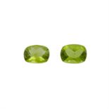 Konvolut 2 Peridots von 4,28 ct