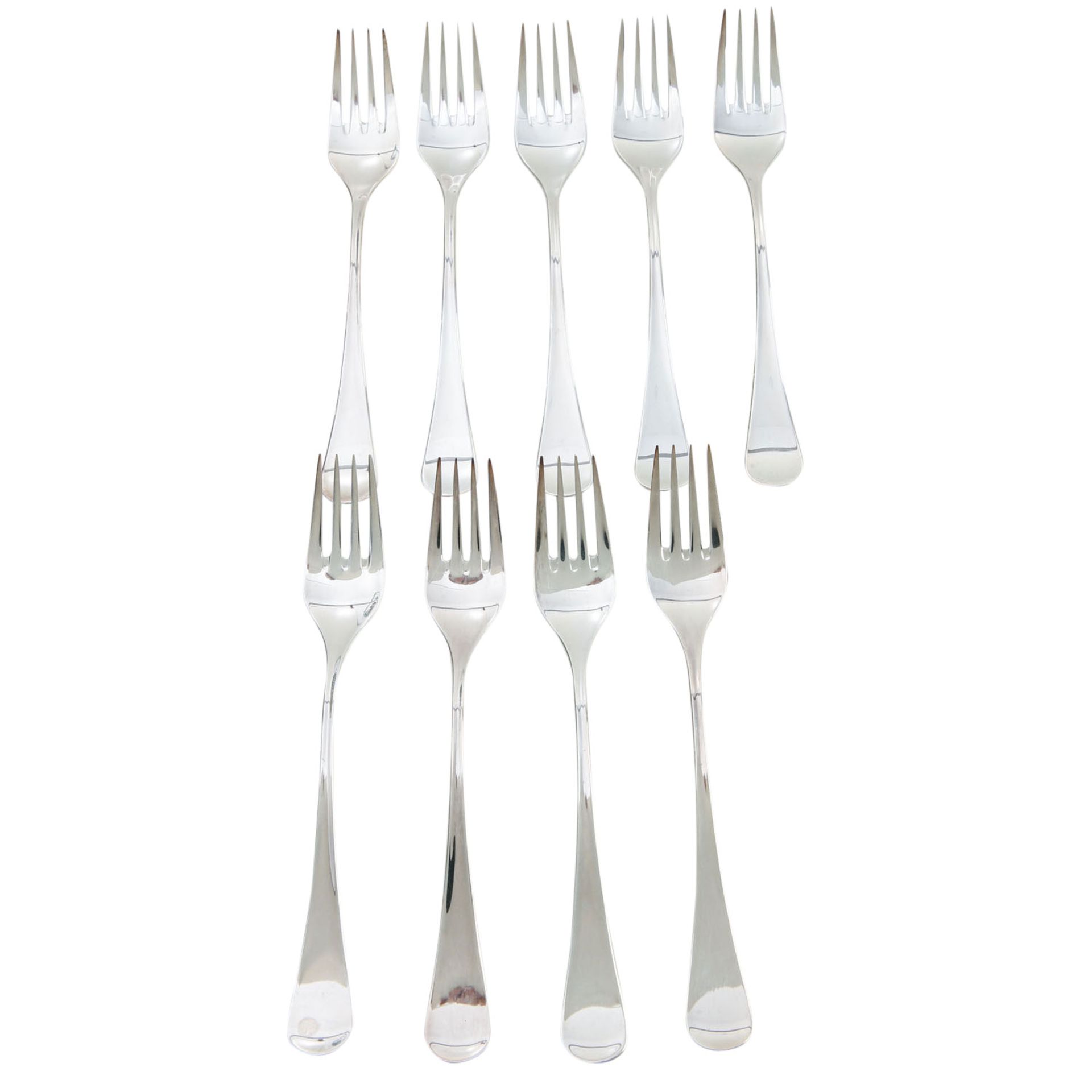 ROBBE & BERKING elegantes und gut erhaltenes 99-tlg. Speisebesteck 'Design 35', 925 Sterling-Silber, - Bild 7 aus 13