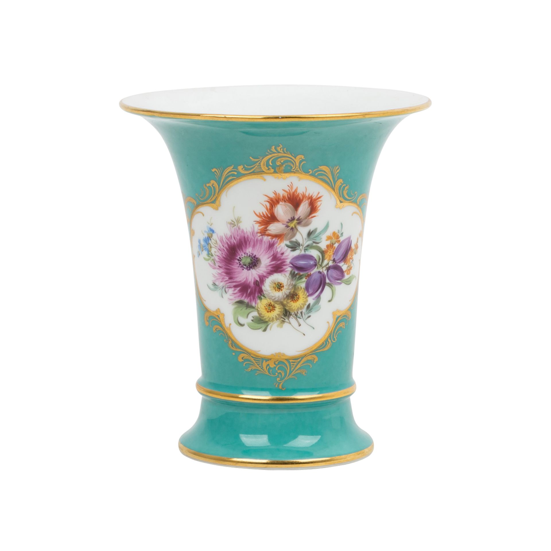 MEISSEN Kratervase, 1. Wahl, Pfeifferzeit.