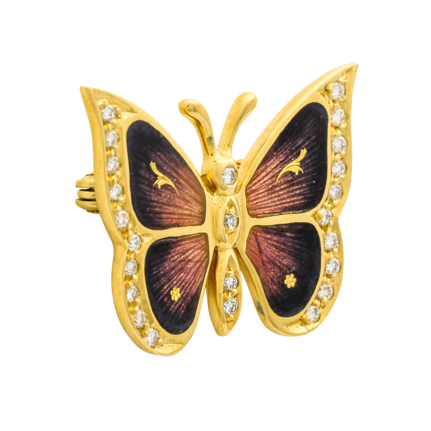 VICTOR MAYER FABERGÉ Brosche "Schmetterling" - Image 2 of 4