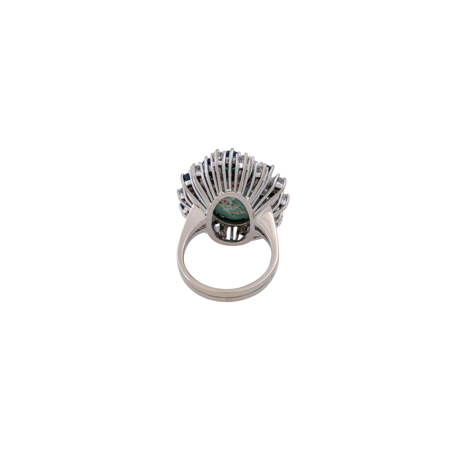 Ring mit Türkiscabochon ca. 14 ct, - Image 4 of 5