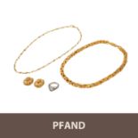 PFANDAUKTION - Collier 18K 162g, Creolen 18K 18,75g,