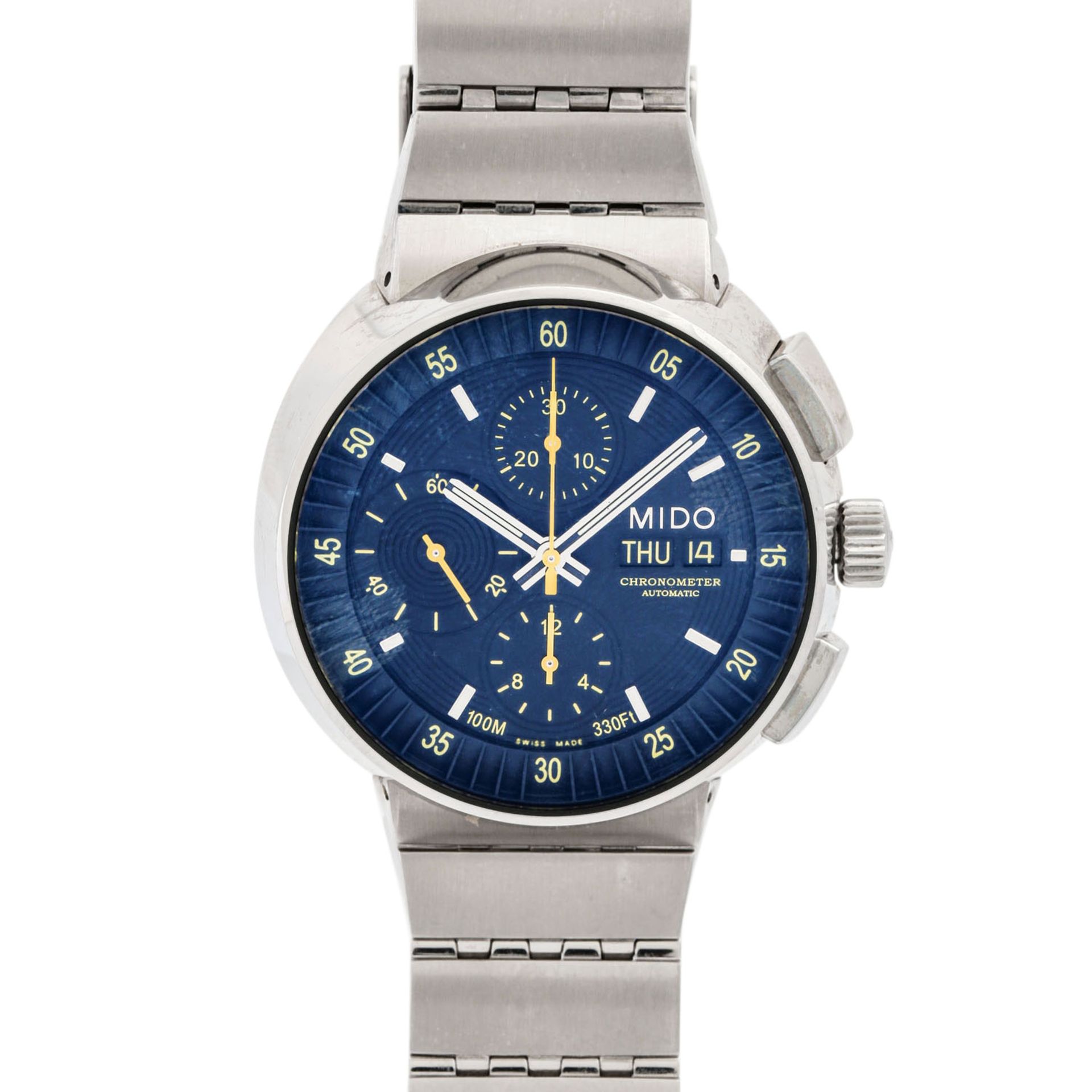 MIDO All Dial Chronograph, Ref. M8360.4.B8.1. Herrenuhr. Damaliger Kaufpreis: 1.770,- Euro.