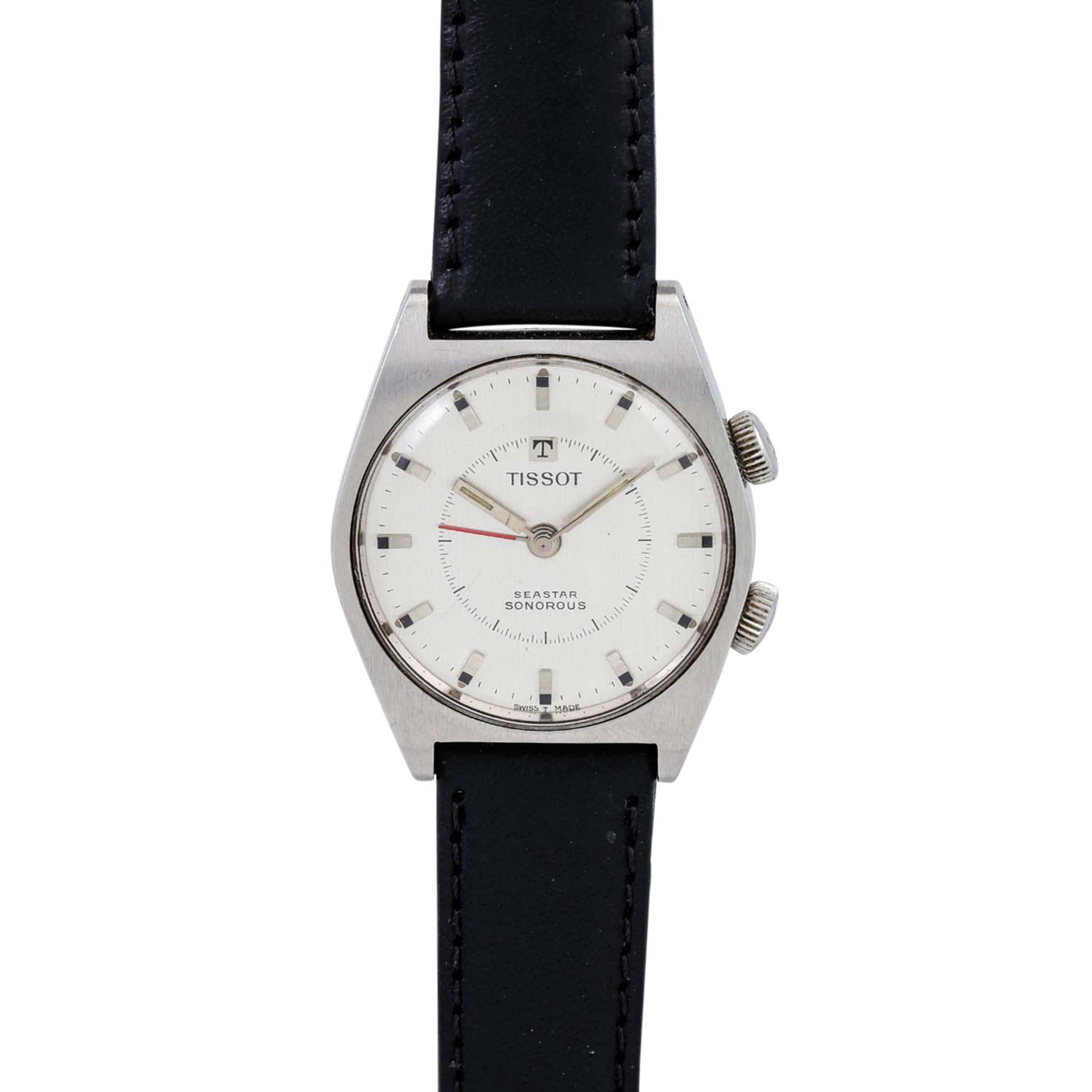 TISSOT Vintage Herrenuhr Seastar Sonorus Armbandwecker, ca. 1960er Jahre.