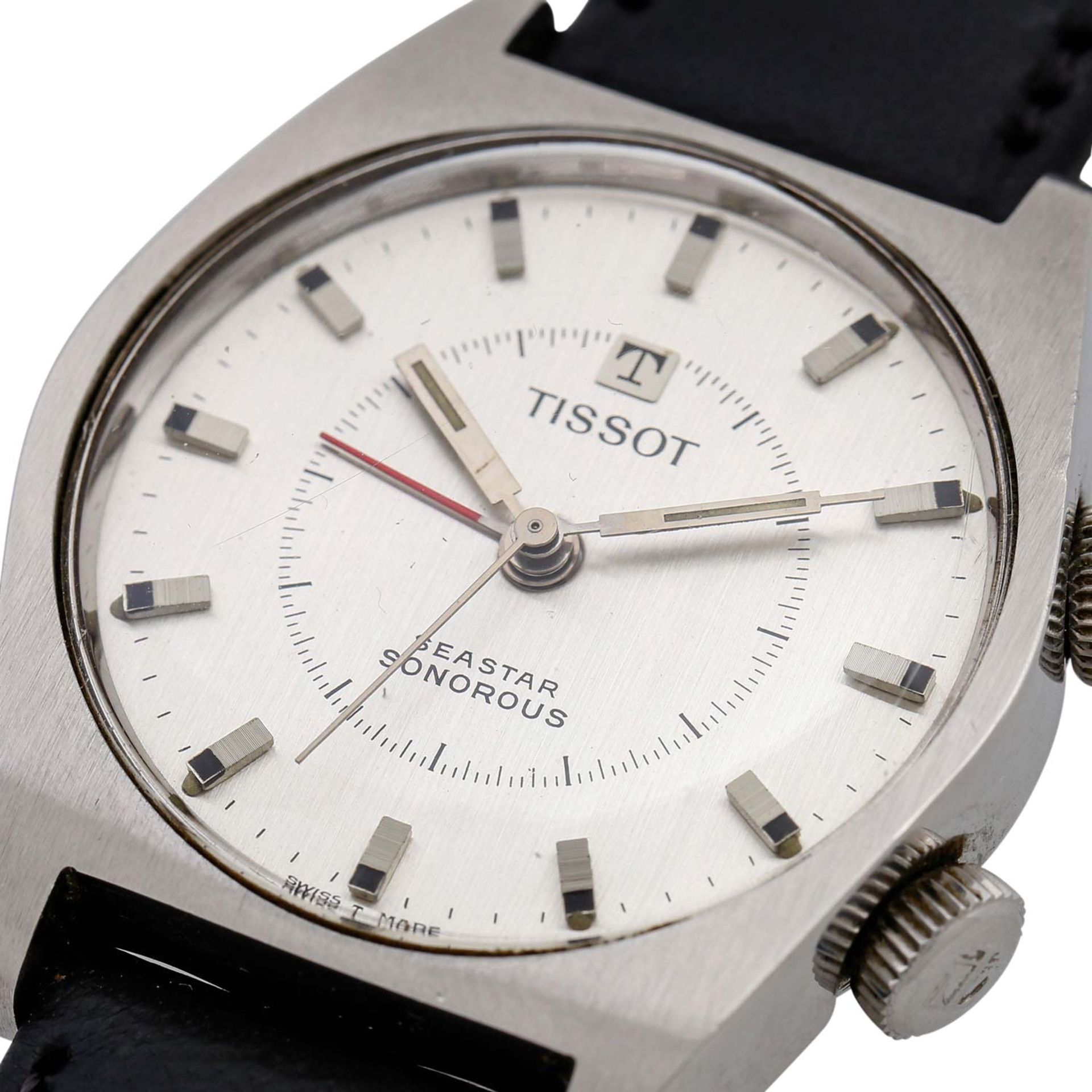 TISSOT Vintage Herrenuhr Seastar Sonorus Armbandwecker, ca. 1960er Jahre. - Bild 5 aus 6