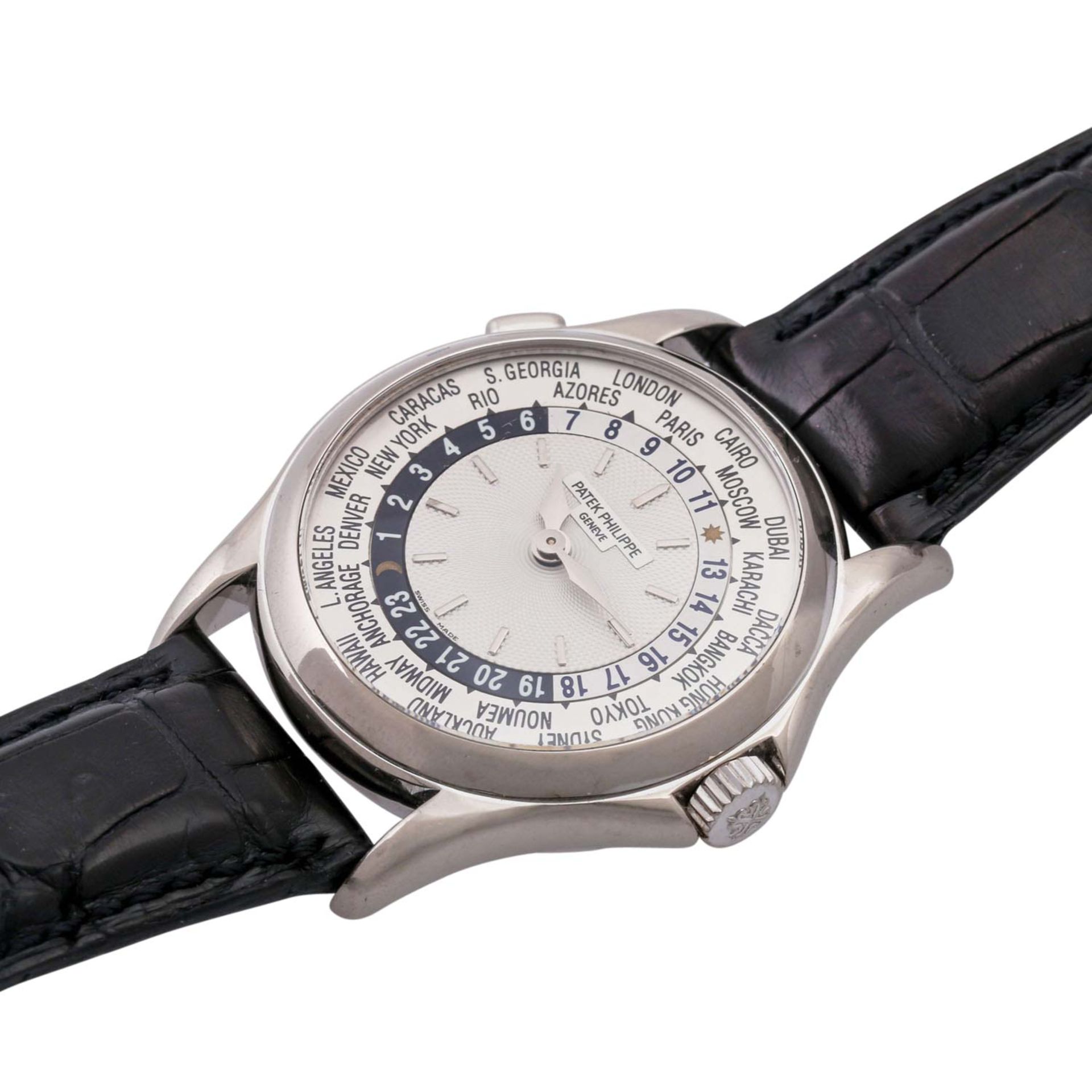 PATEK PHILIPPE Calatrava Weltzeit, Ref. 5110G-0001. Armbanduhr. - Bild 4 aus 10