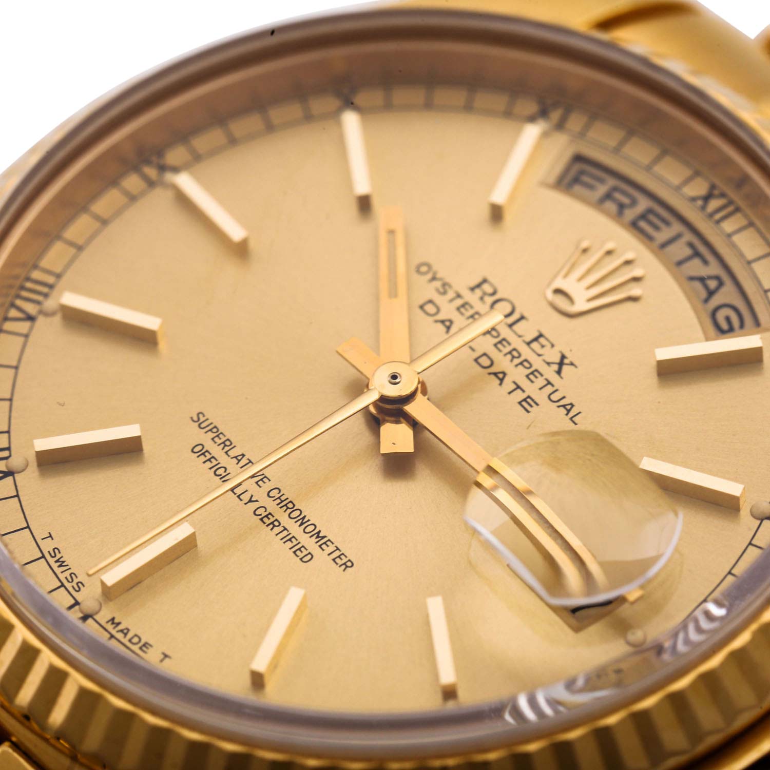 ROLEX Vintage DayDate, Ref. 18038. Armbanduhr. - Image 5 of 8