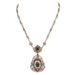 Neorenaissance Collier aus Silber,