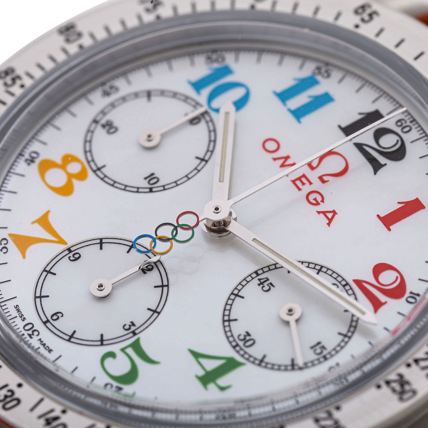 OMEGA Speedmaster Chronograph "Olympische Kollektion", Ref. 3836.70.36. Armbanduhr. Ca. 2000er Jahre - Image 5 of 8