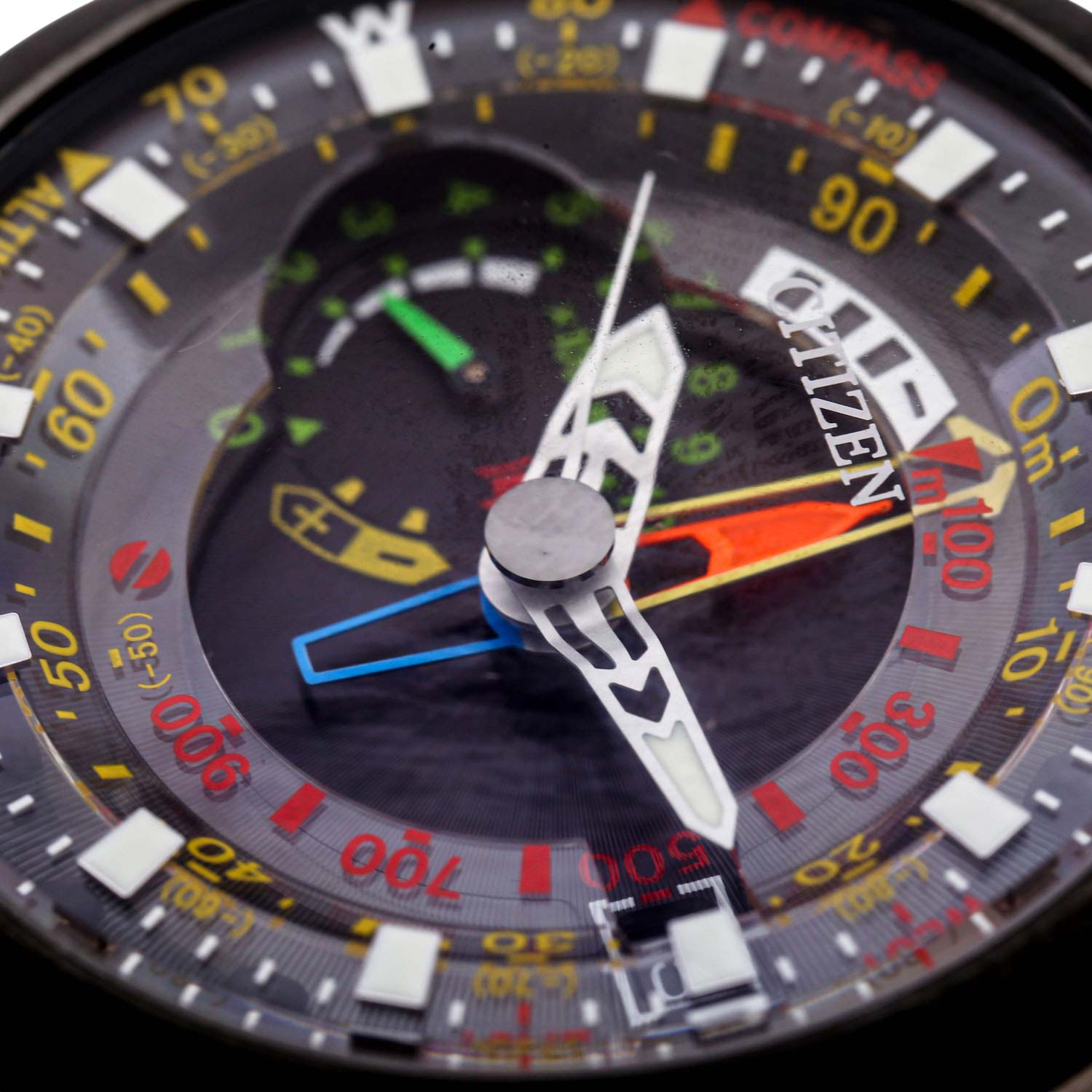 CITIZEN Eco-Drive Altichron Cirrus Multifunktionsuhr Altimeter Kompass, Ref. J280-T020453. - Image 5 of 7