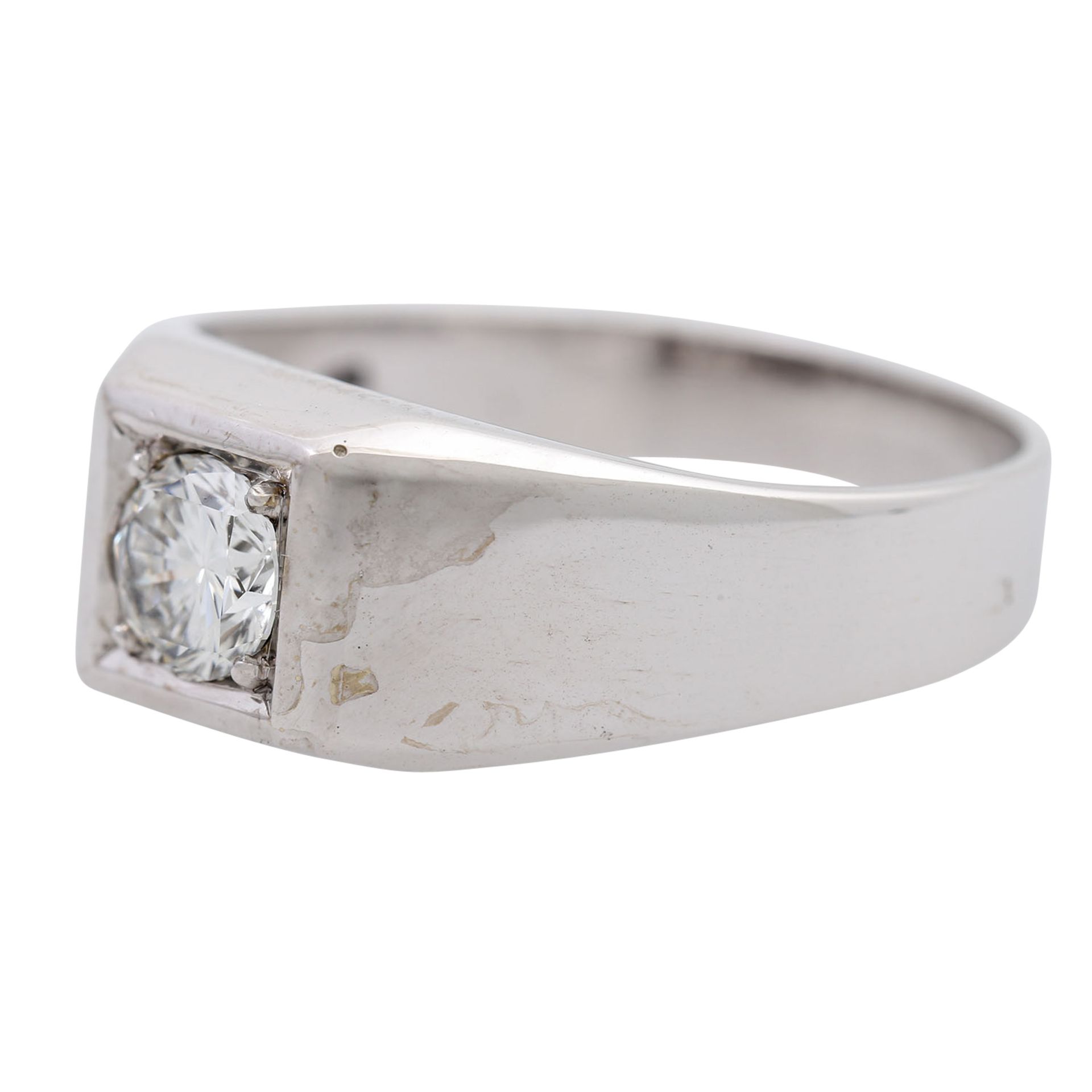 Ring mit Brillant 0,61 ct, FW (F-G) LR, - Image 5 of 5