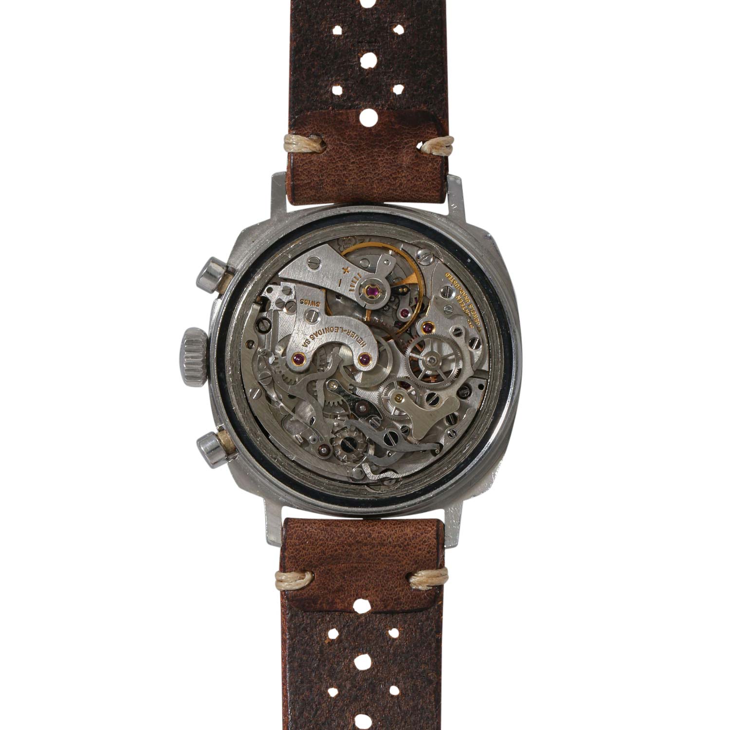 HEUER Vintage Camaro Herrenuhr Chronograph, Ref. 7220S. Ca. 1960er Jahre. - Image 3 of 7