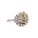 Ring mit 13 Brillanten zus. ca. 0,9 ct,