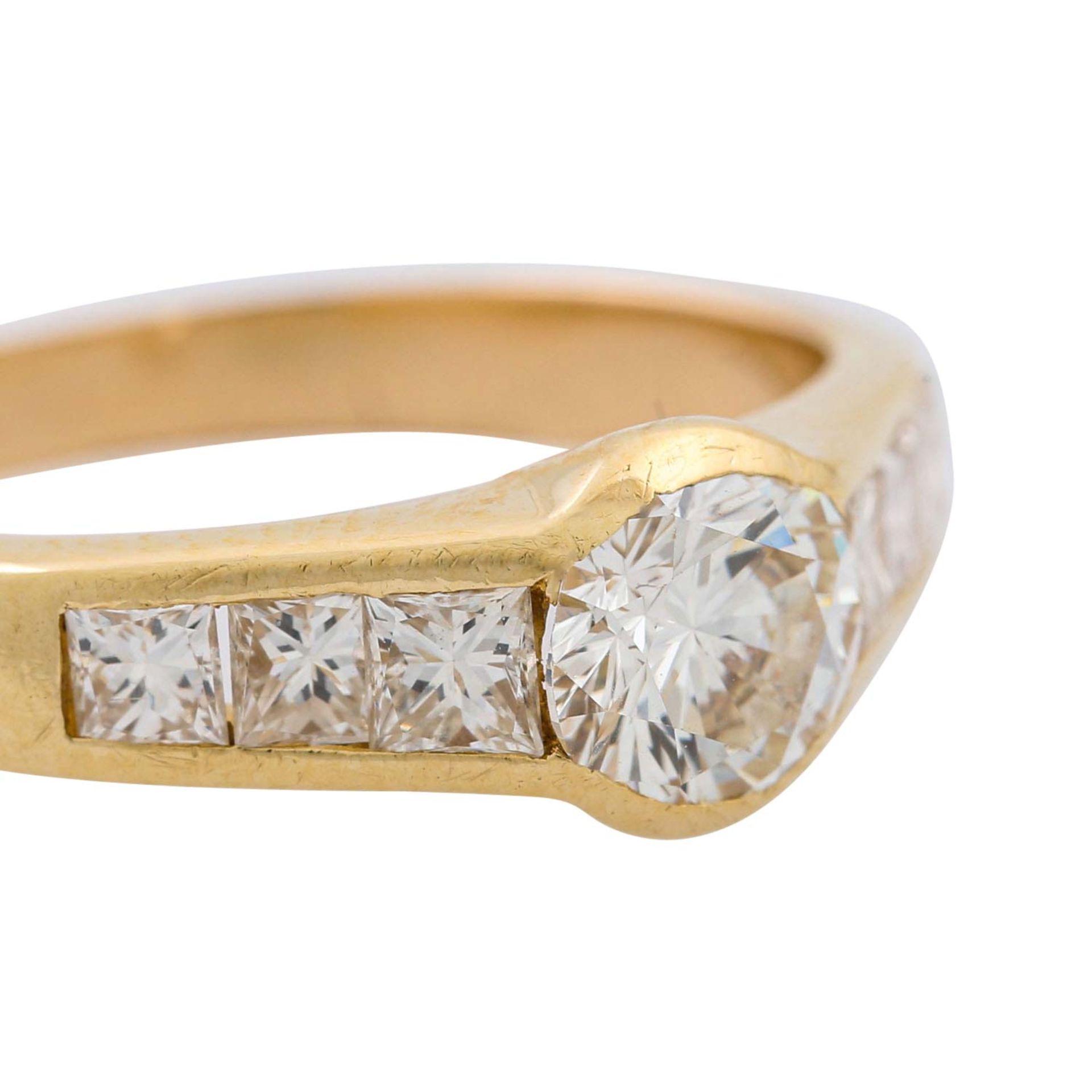 Ring mit Diamanten zus. ca. 1,3 ct, - Image 5 of 5