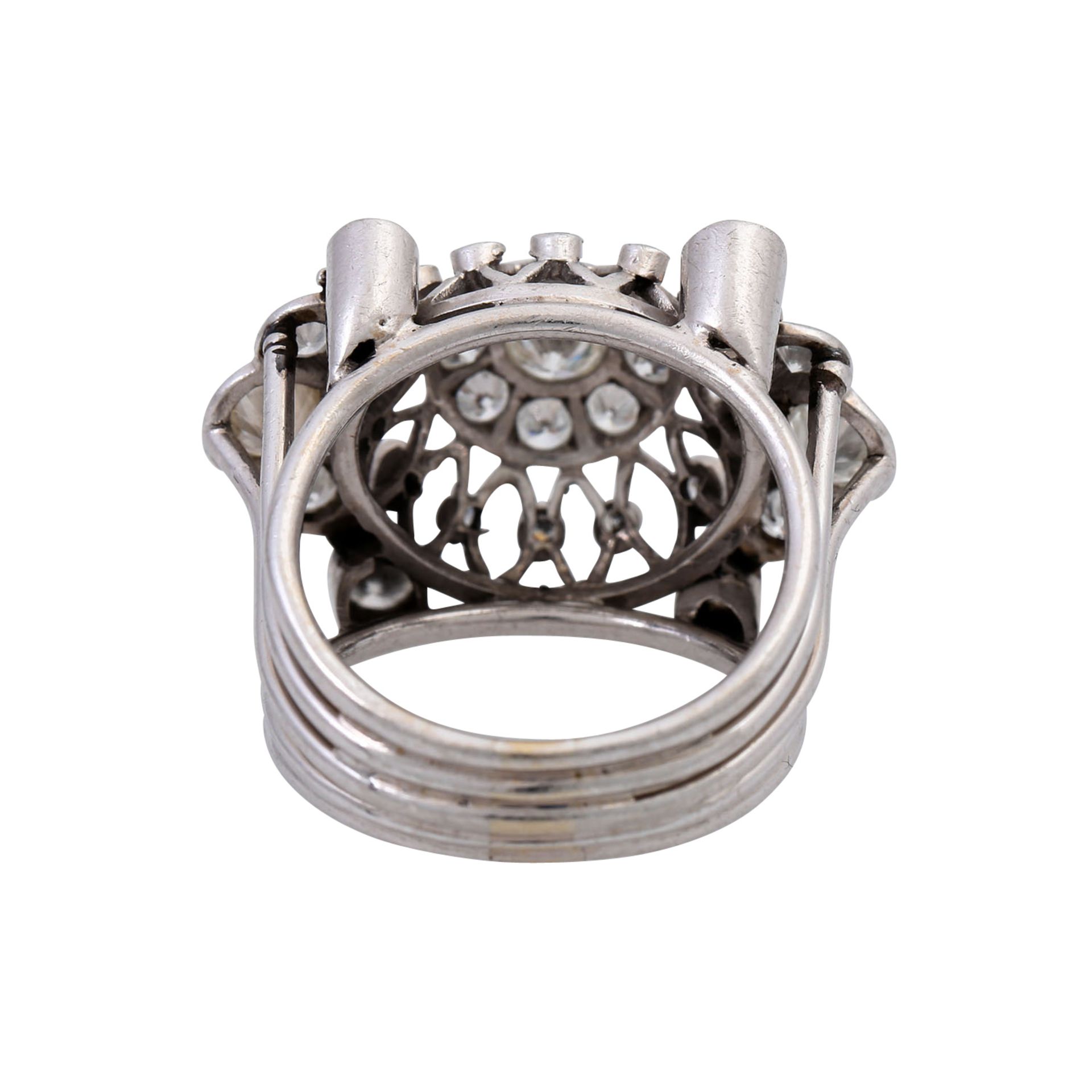 Ring mit Diamanten von zus. ca. 2,2 ct, - Image 4 of 5