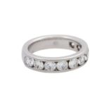 Memoirering mit 10 Brillanten zus. ca. 1,5 ct,