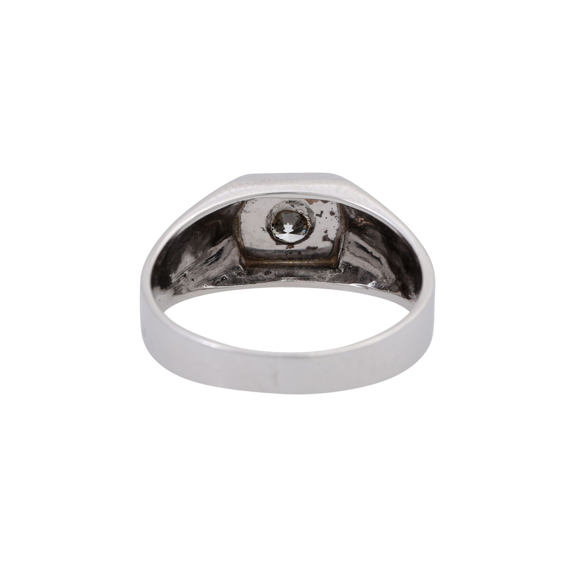 Ring mit Brillant 0,61 ct, FW (F-G) LR, - Image 4 of 5