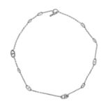 HERMÈS Halskette "FARANDOLE", NP. ca.: 1.100,-€.925 Silber. Länge 78cm. Feine Glie