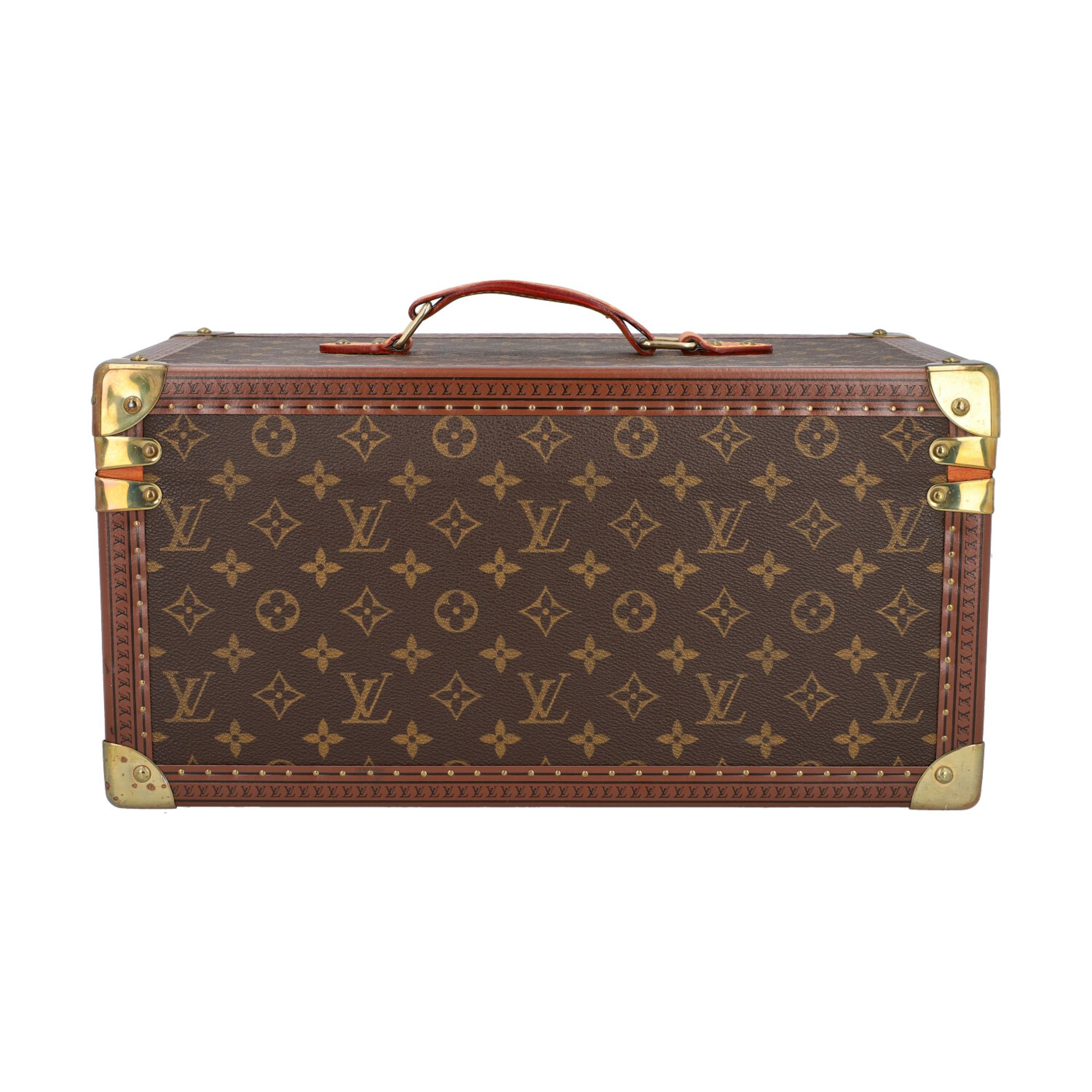 LOUIS VUITTON Kosmetikkoffer "BOITE BOUTEILLES GLACE".Akt. NP.: 6.200,-€. Monogram C - Image 4 of 6