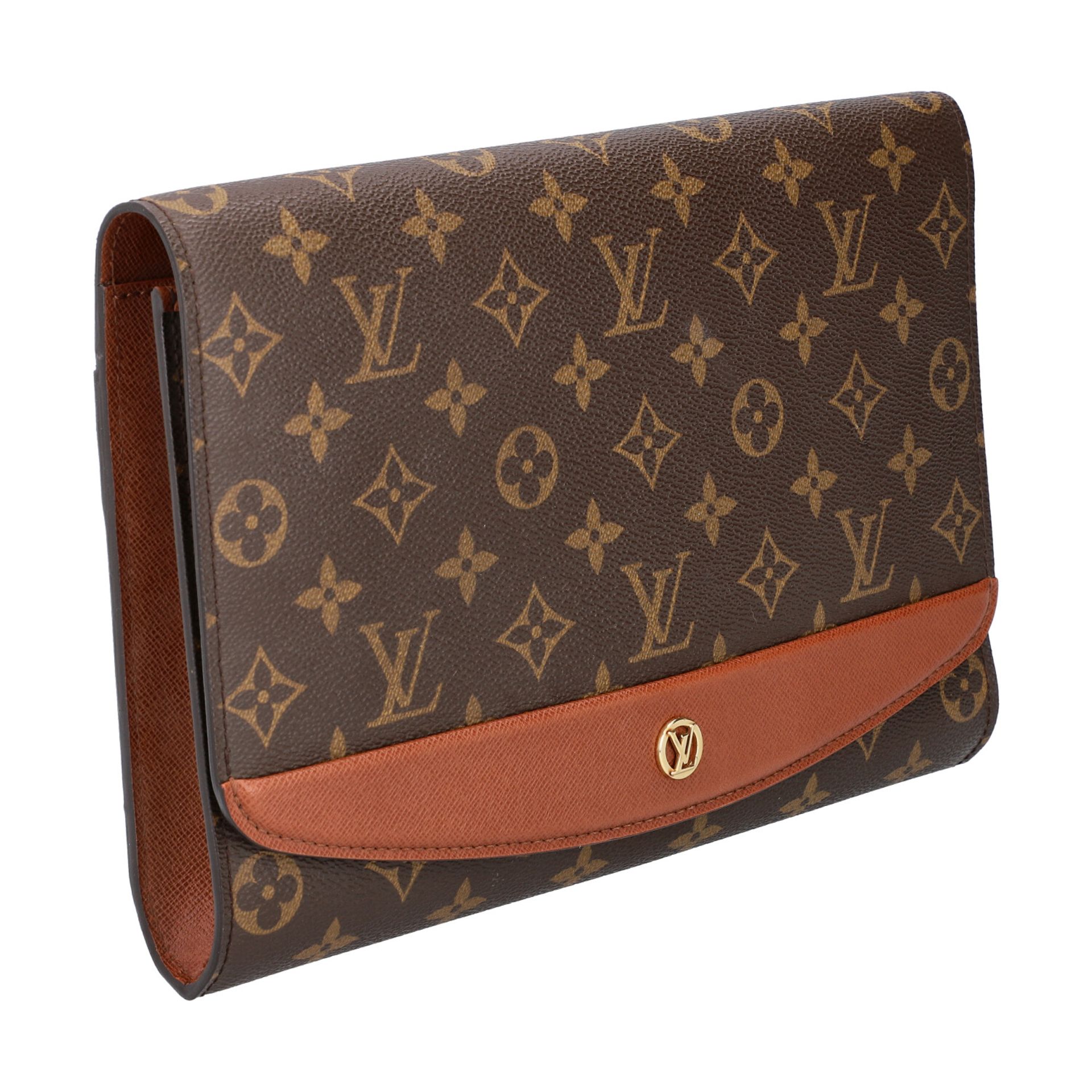 LOUIS VUITTON VINTAGE Clutch "BORDEAUX", Koll. 1998.Monogram Canvas Serie mit Details - Image 2 of 6