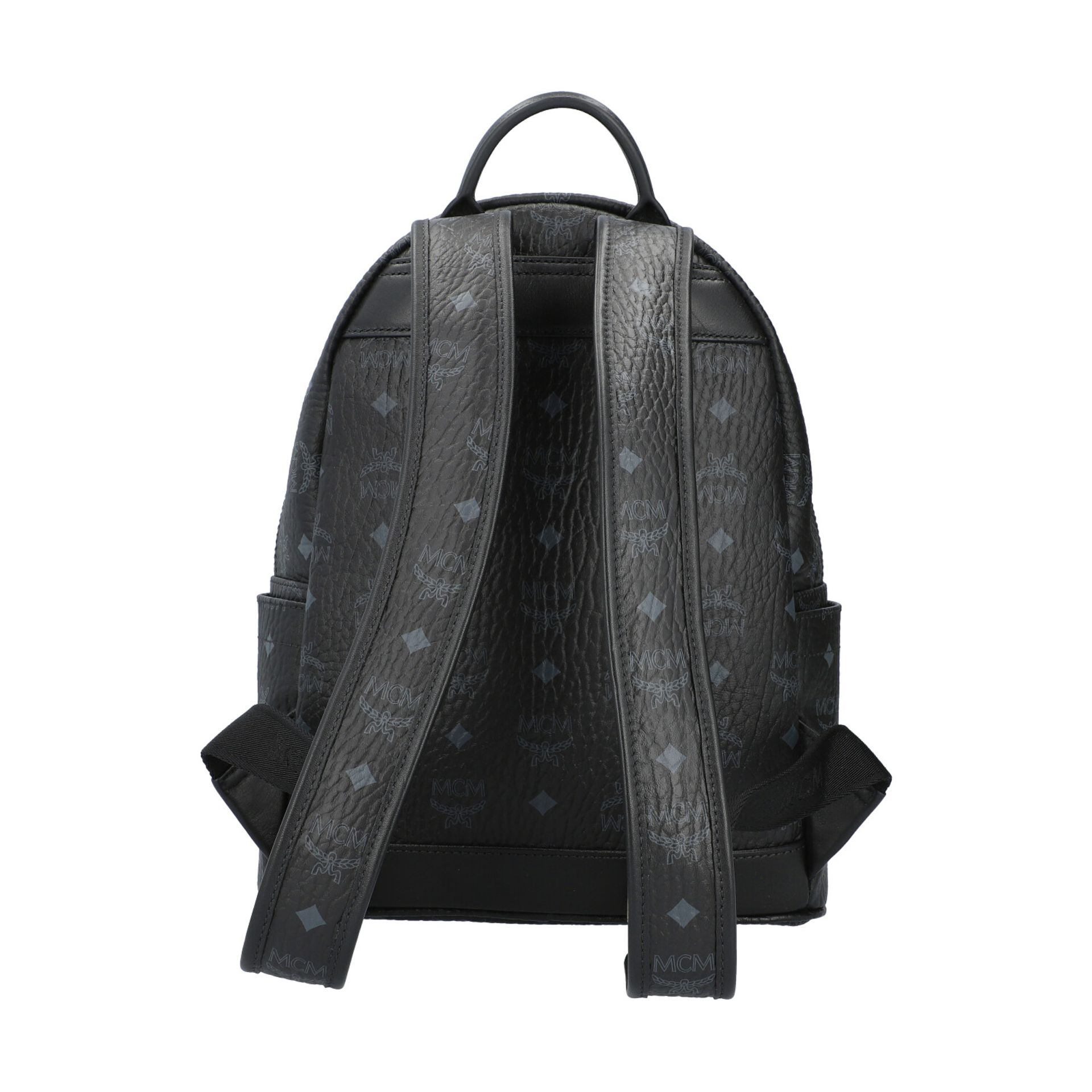 MCM Rucksack "STARK SIDE STUDS", akt. NP.: 685,-€.Visetos Serie in Schwarz mit goldf - Image 4 of 8