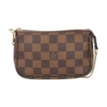 LOUIS VUITTON Pochette "MINI POCHETTE ACC.", Koll. 2008.Akt. NP.: 245,-€. Damier Ebe