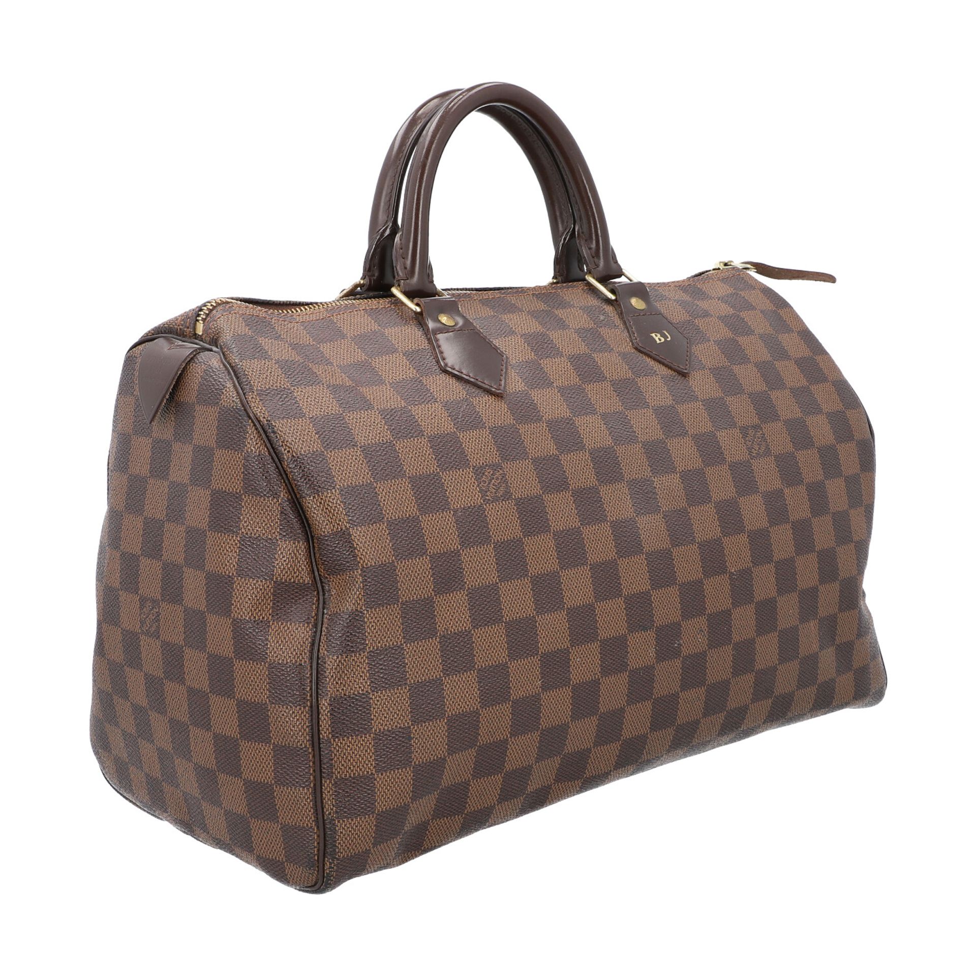 LOUIS VUITTON Handtasche "SPEEDY 35", Koll. 2008.Akt. NP.: 925,-€. Damier Ebene Canv - Bild 2 aus 8