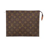 LOUIS VUITTON Clutch, Koll. 2001.Monogram Canvas Serie, Hauptfach mit Reißverschluss,