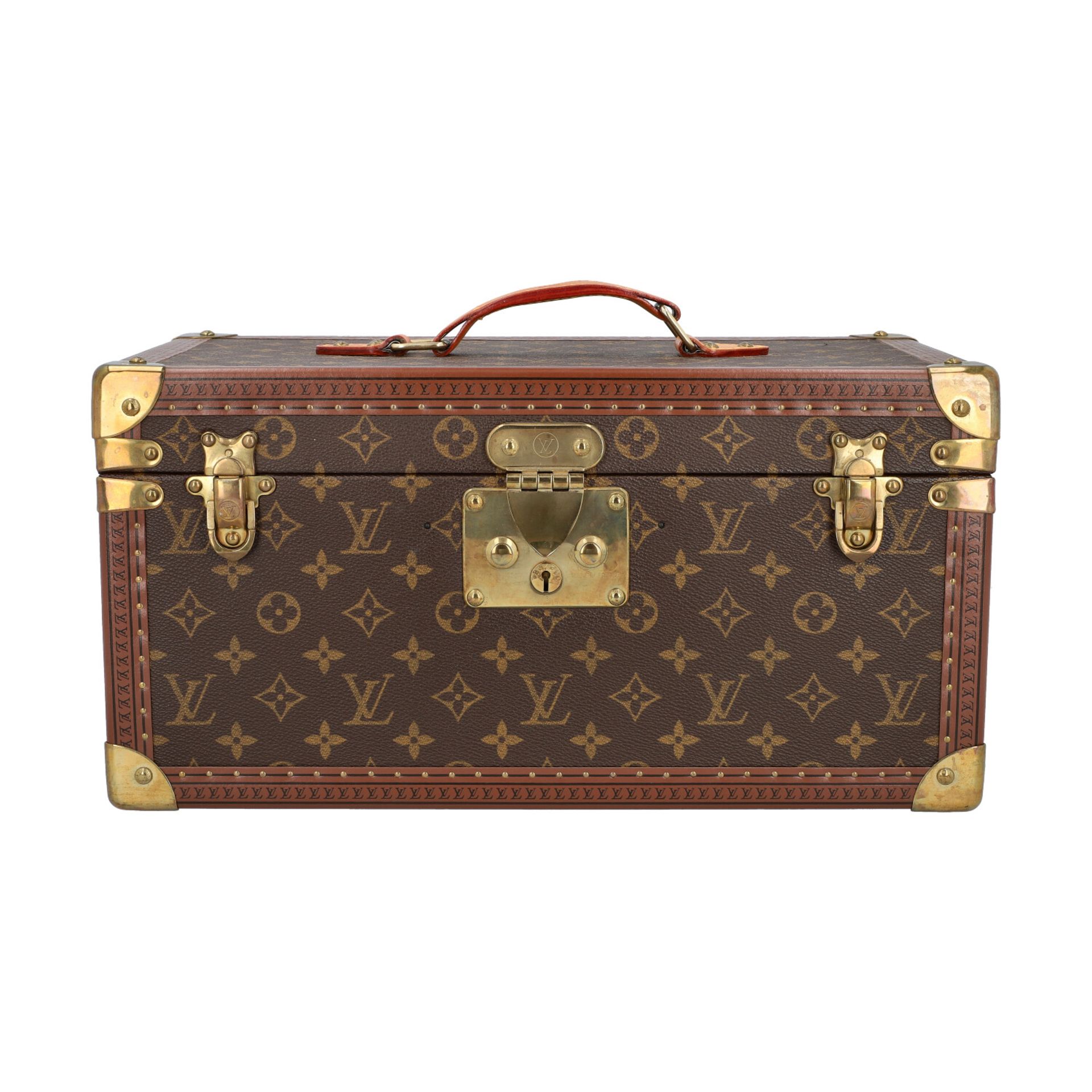 LOUIS VUITTON Kosmetikkoffer "BOITE BOUTEILLES GLACE".Akt. NP.: 6.200,-€. Monogram C