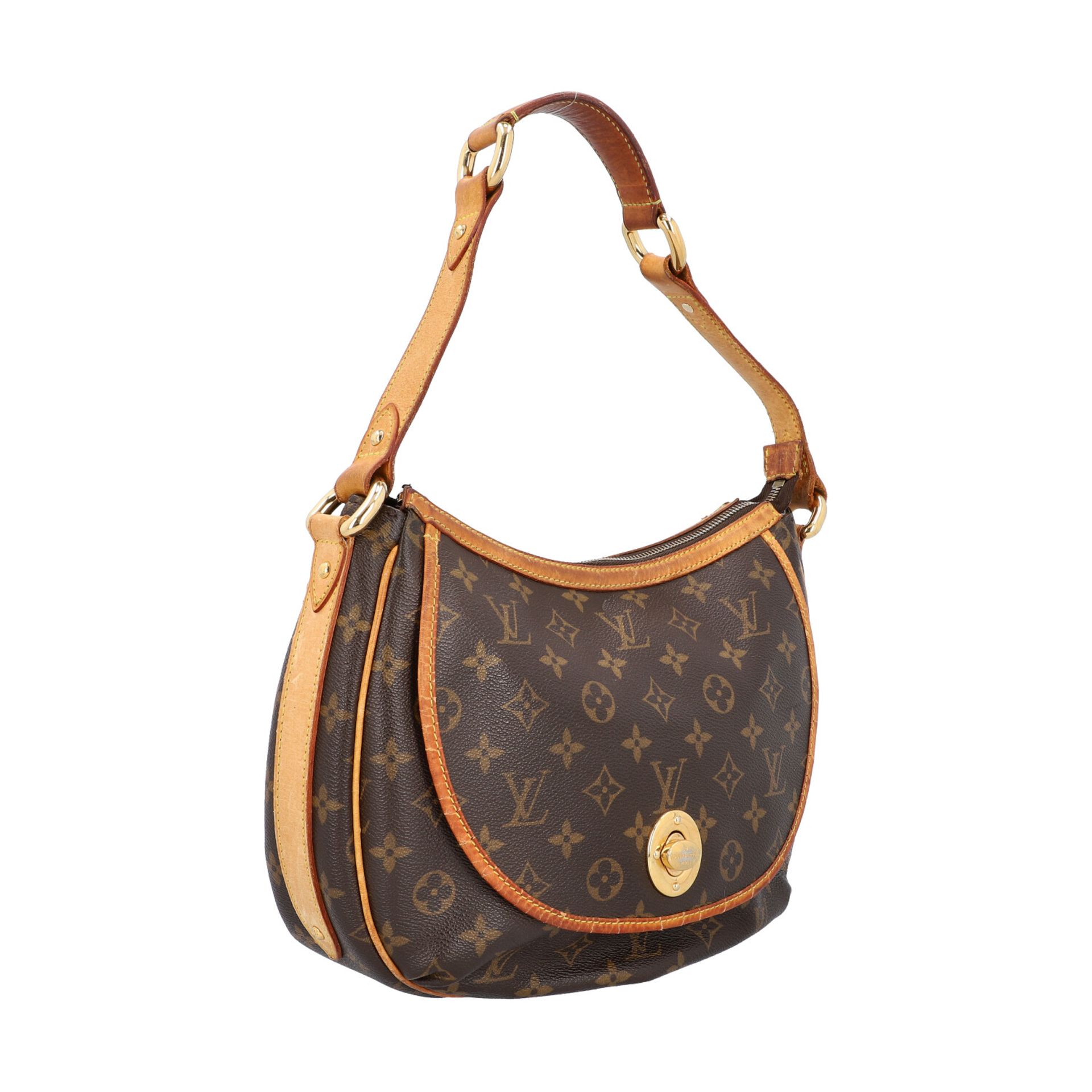 LOUIS VUITTON Schultertasche "TULUM PM", Koll. 2006.Monogram Canvas Serie mit naturbel - Image 2 of 8