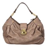 LOUIS VUITTON Hobo Bag "MAHINA SOLAR PM", Koll.: 2010, NP.: 2.800,-€.Mahina Leder (K