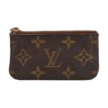 LOUIS VUITTON VINTAGE Schlüsseletui, Koll. 1999.Monogram Canvas Serie, Hauptfach mit