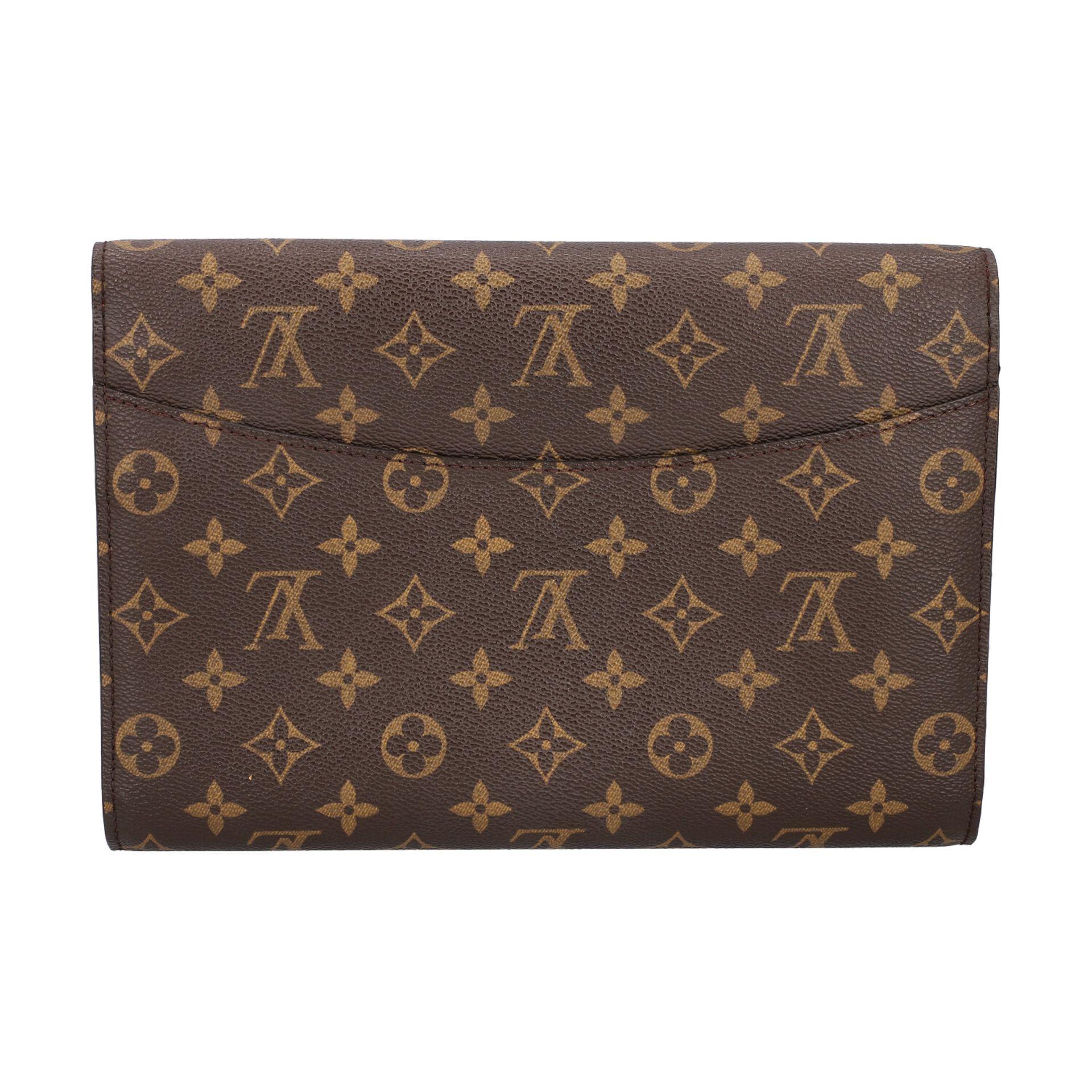 LOUIS VUITTON VINTAGE Clutch "BORDEAUX", Koll. 1998.Monogram Canvas Serie mit Details - Bild 4 aus 6