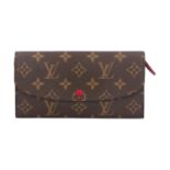 LOUIS VUITTON Portemonnaie "EMILIE", Koll. 2020.Akt. NP.: 370,-€. Monogram Canvas Se