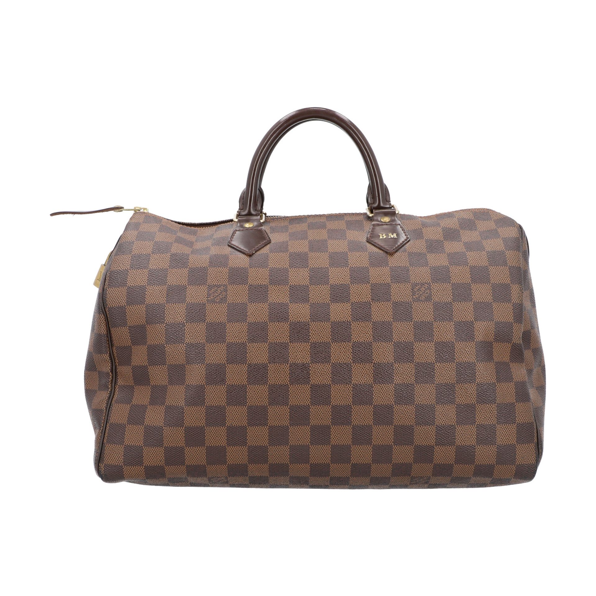 LOUIS VUITTON Handtasche "SPEEDY 35", Koll. 2008.Akt. NP.: 925,-€. Damier Ebene Canv - Bild 4 aus 8