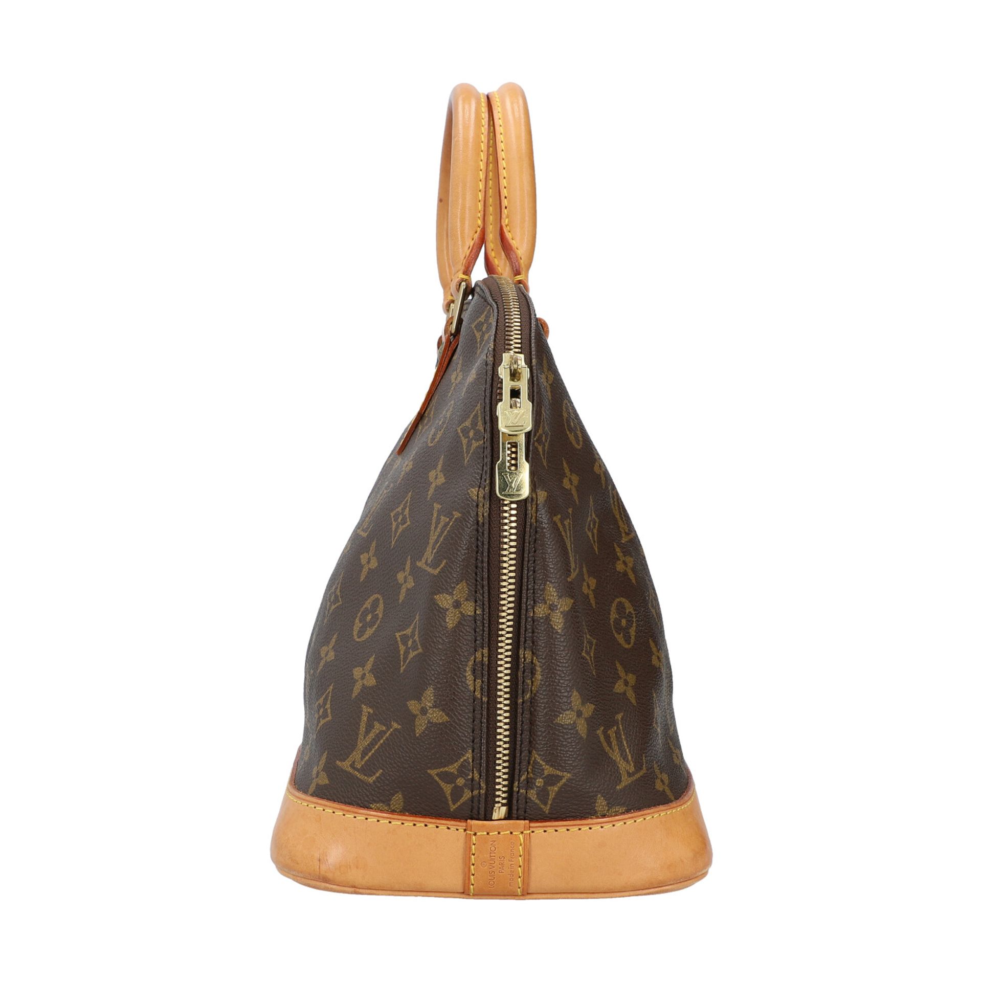 LOUIS VUITTON VINTAGE Handtasche "ALMA MM", Koll. 1994.Akt. NP.: 1.490,-€. Monogram - Bild 3 aus 8