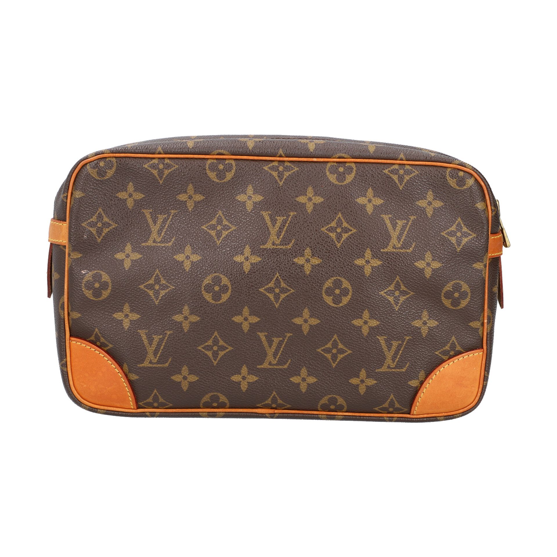 LOUIS VUITTON VINTAGE Kosmetiktasche "COMPIEGNE", Koll. 1988.Monogram Canvas Serie mit - Bild 4 aus 8