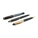 PELIKAN VINTAGE Schreibset.Konvolut bestehend aus 1x Roller Pen, 1x Druckbleistift D25