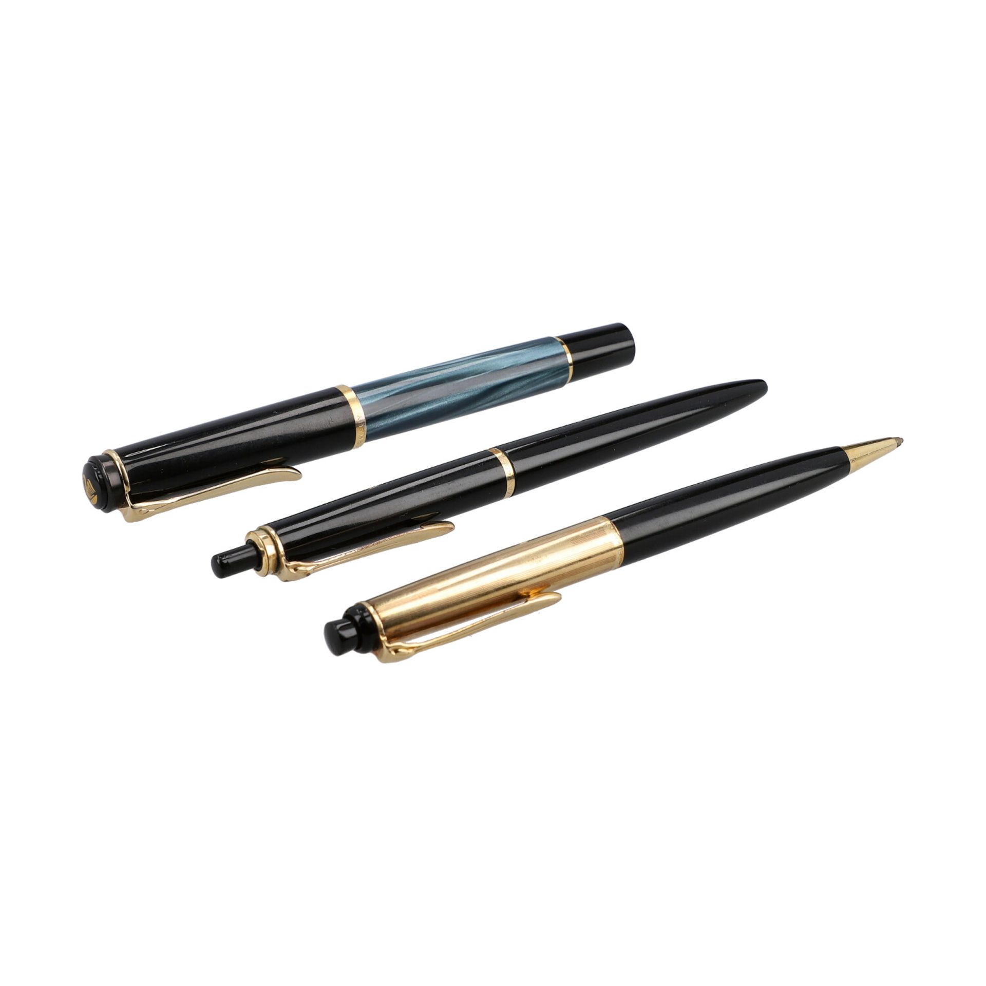 PELIKAN VINTAGE Schreibset.Konvolut bestehend aus 1x Roller Pen, 1x Druckbleistift D25