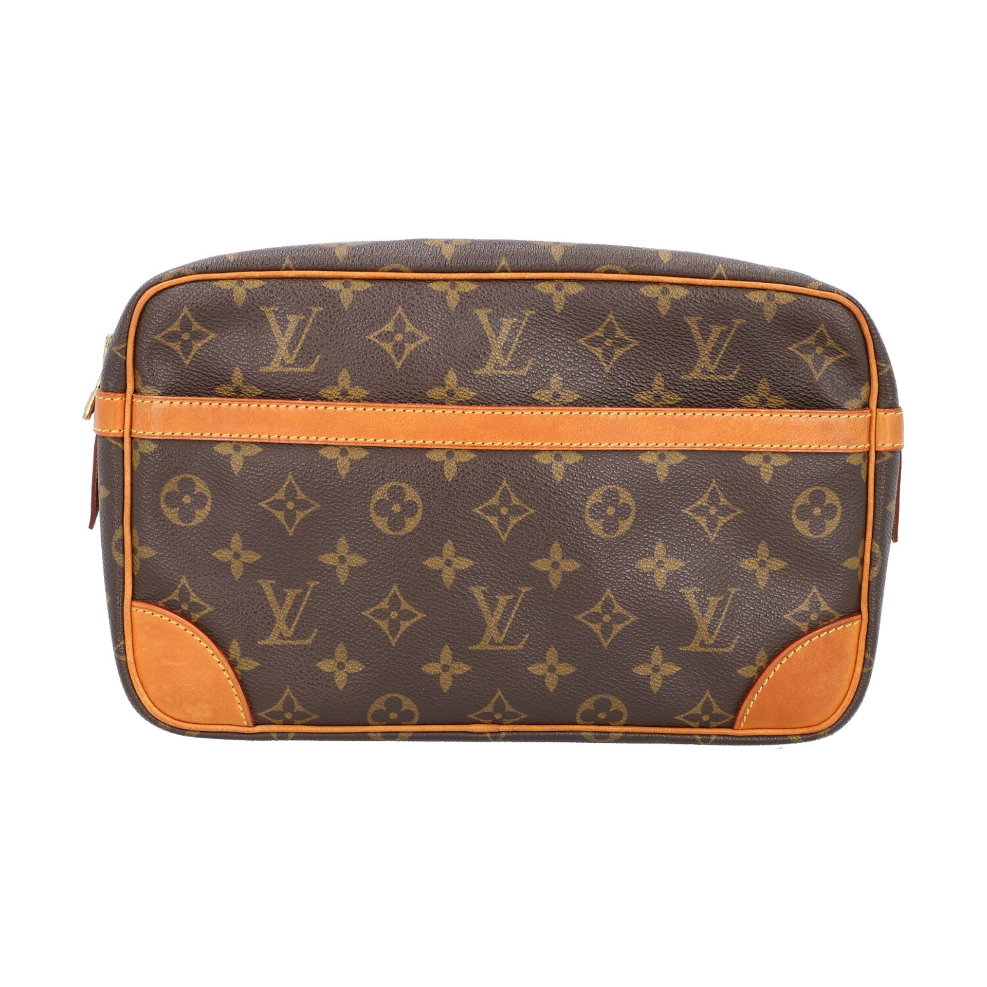 LOUIS VUITTON VINTAGE Kosmetiktasche "COMPIEGNE", Koll. 1988.Monogram Canvas Serie mit