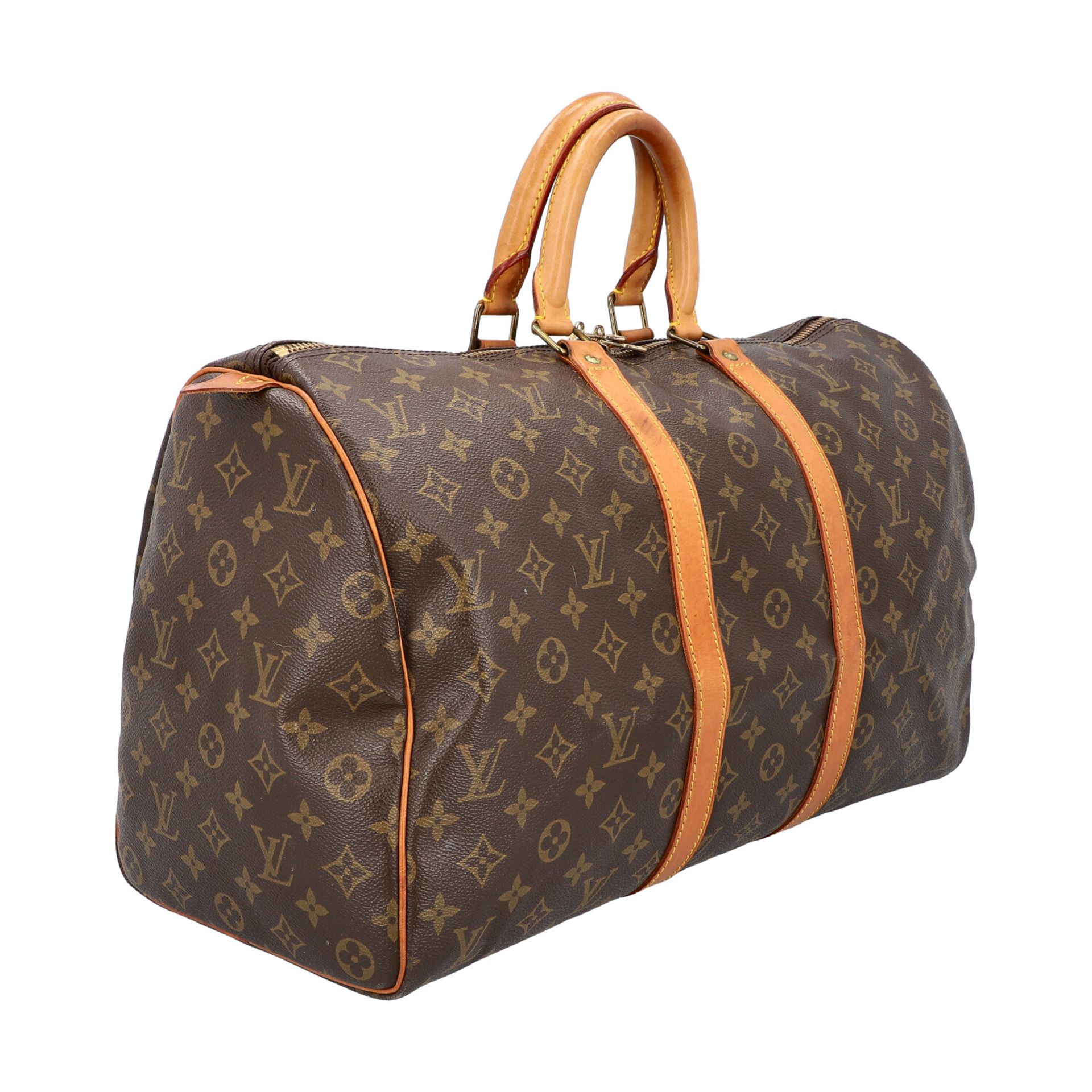 LOUIS VUITTON VINTAGE Weekender "KEEPALL 45", Koll. 1992.Akt. NP.: 1.200,-€. Ausverk - Bild 2 aus 8