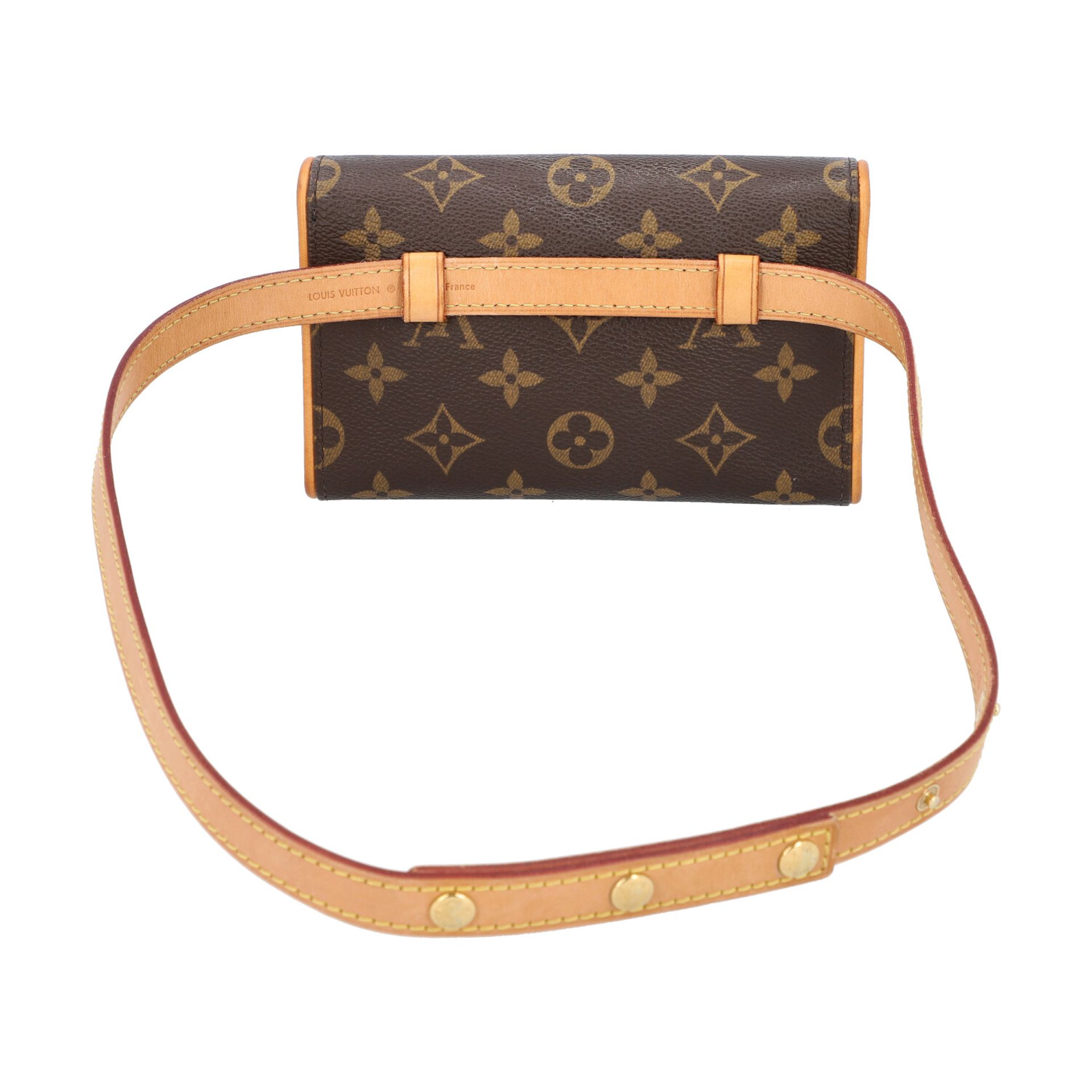 LOUIS VUITTON Bauchtasche "FLORENTINE", Koll.: 2004, NP.: ca. 400,-€, Gr. XS.Monogra - Image 4 of 4