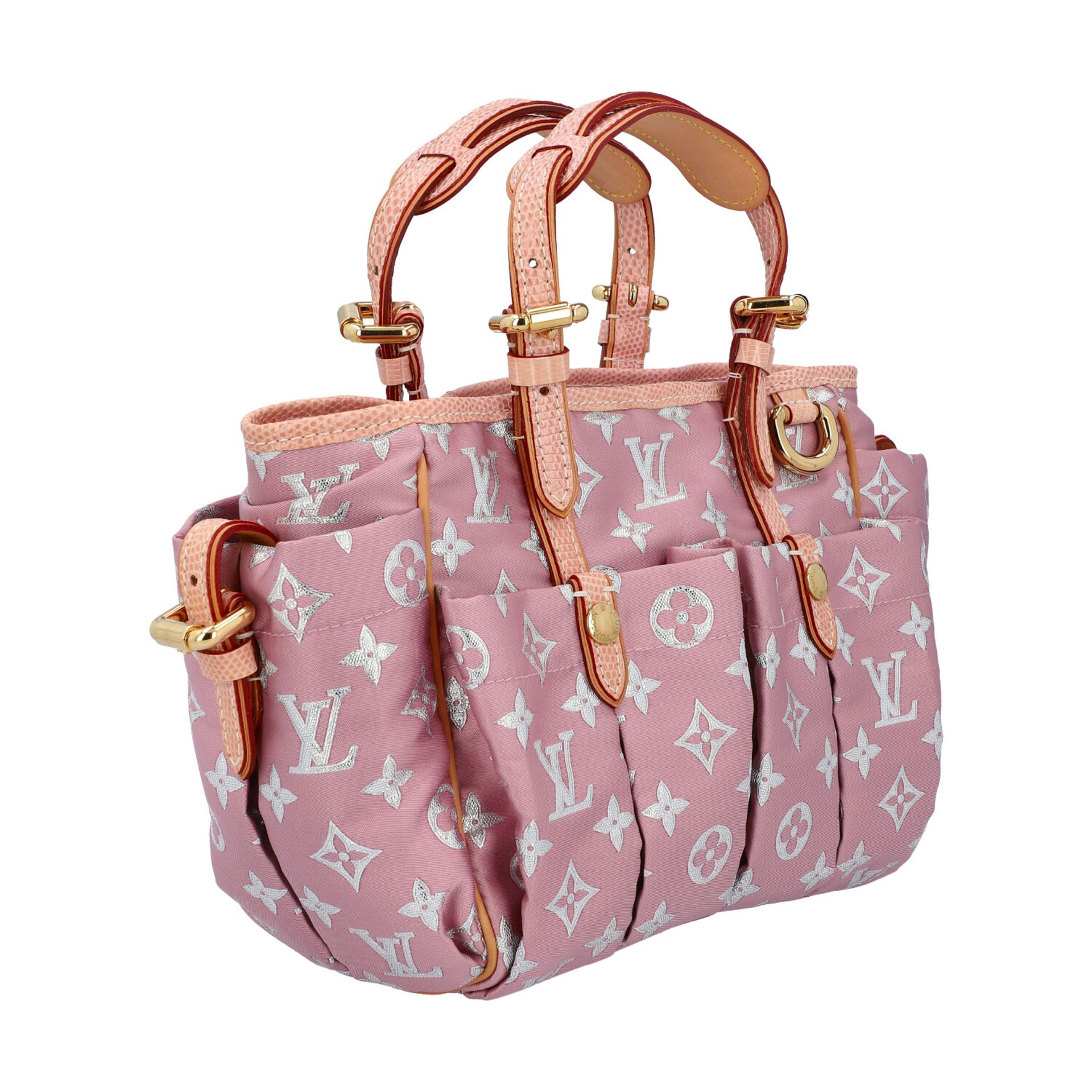 LOUIS VUITTON Henkeltasche "GLITTER CABAS", Koll.: 2005.Limited Edition. Nylon Modell - Bild 2 aus 8