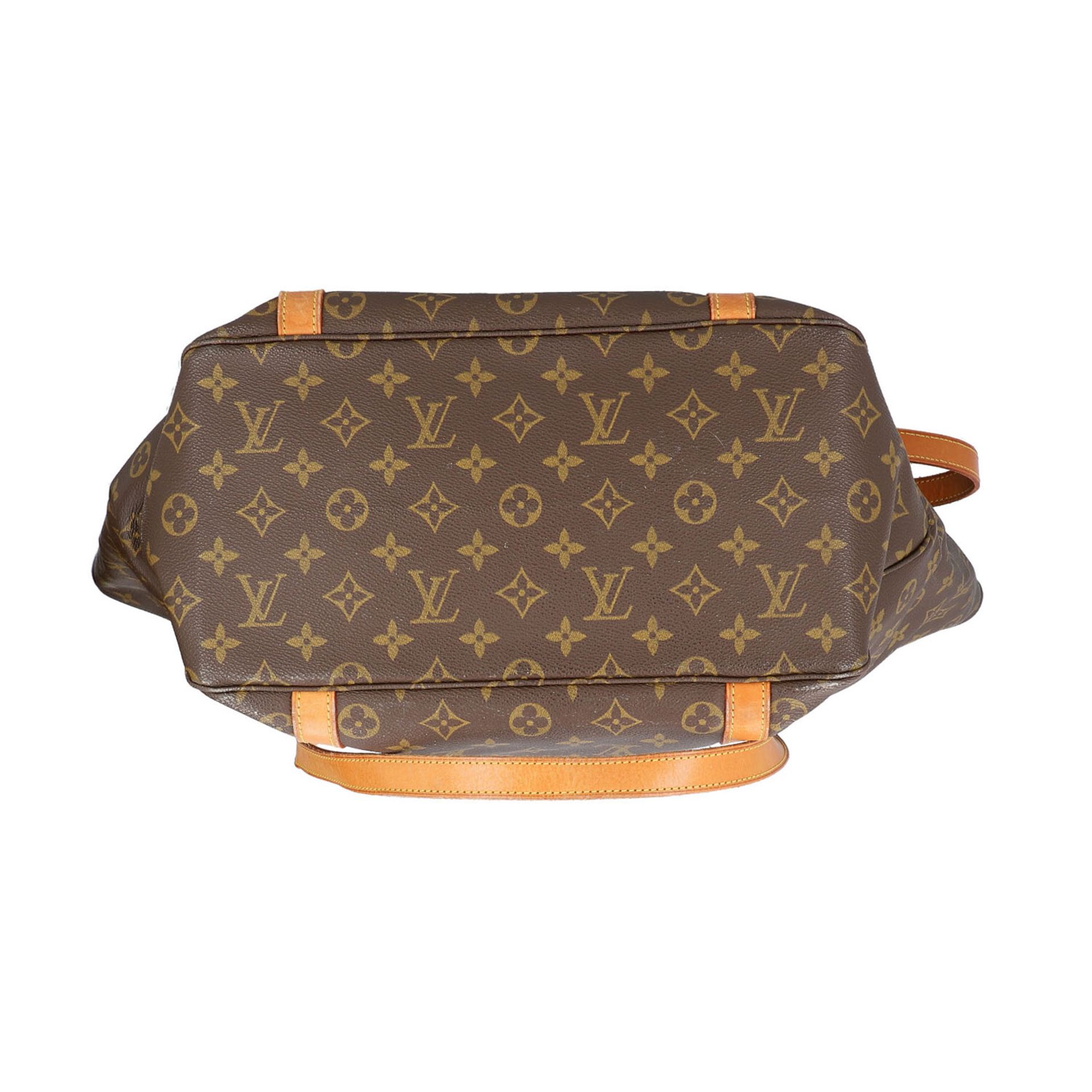 LOUIS VUITTON VINTAGE Shopper "SAC SHOPPING".Monogram Canvas Serie mit Rindsleder-Deta - Bild 5 aus 8