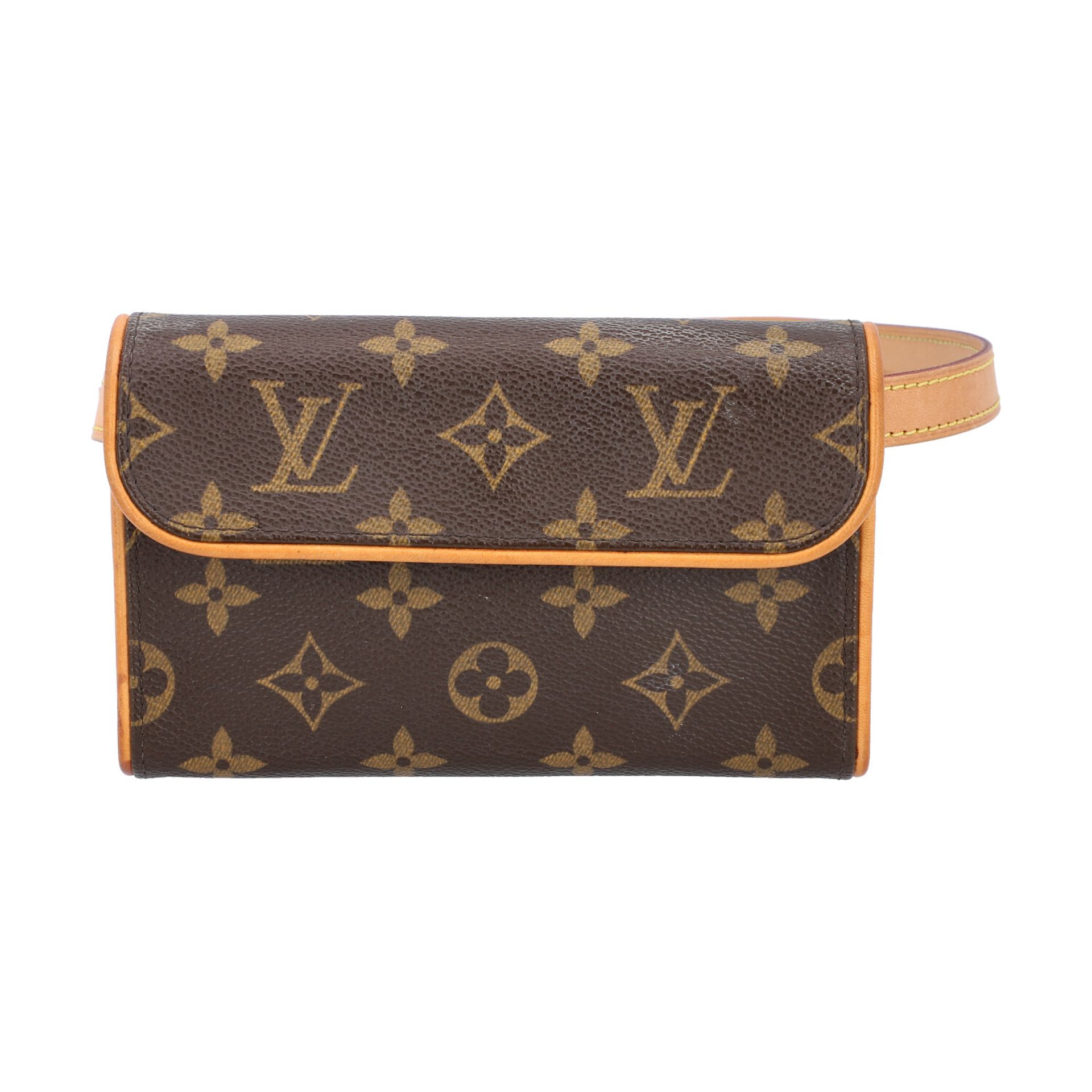 LOUIS VUITTON Bauchtasche "FLORENTINE", Koll.: 2004, NP.: ca. 400,-€, Gr. XS.Monogra