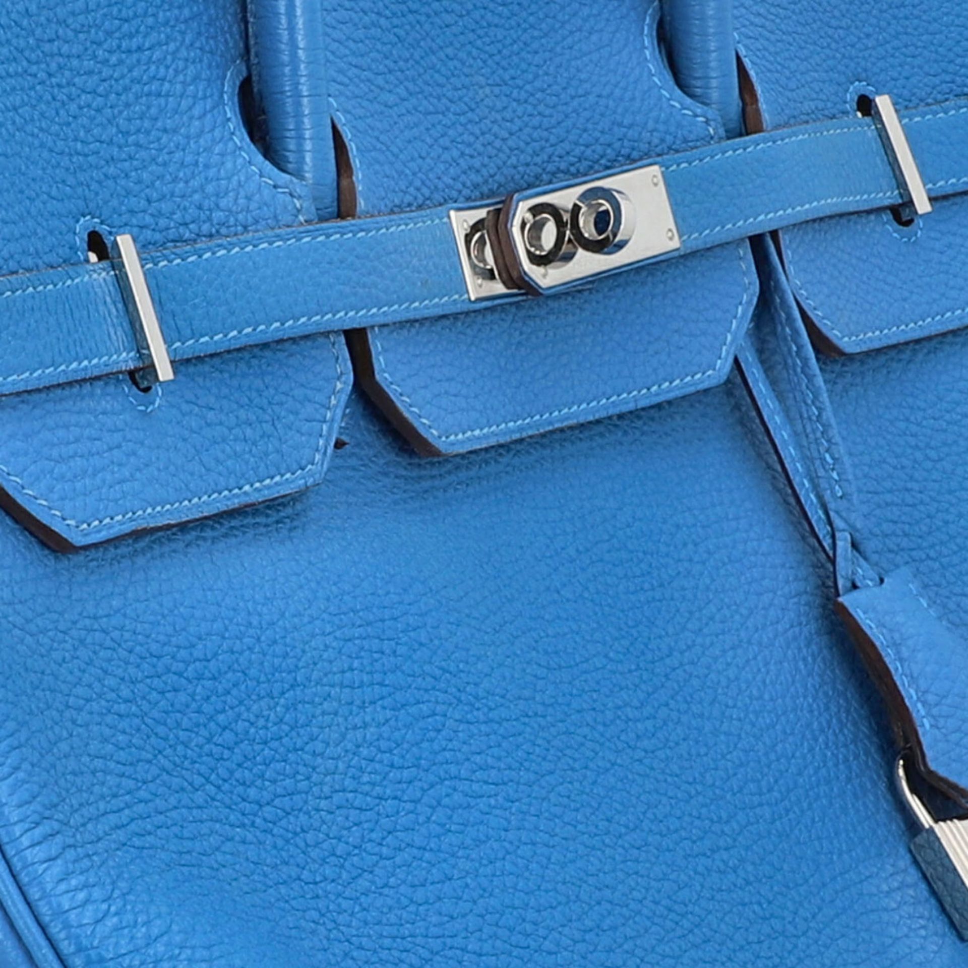 HERMÈS Handtasche "BIRKIN BAG 40", Koll. 2013.Akt. NP.: 8900,-€. Togo Leder in Myko - Bild 8 aus 9