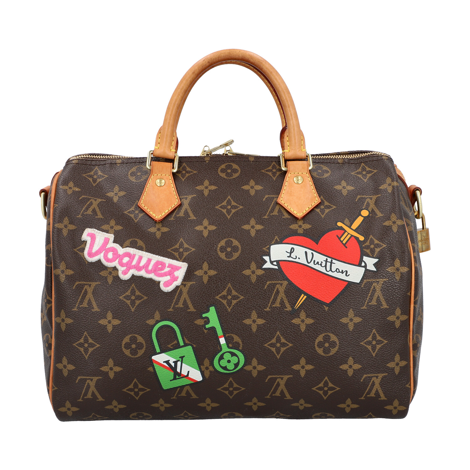 LOUIS VUITTON Handtasche "SPEEDY 30", Capsule Kollektion Hiver 2018.Limited Edition. M - Image 4 of 9